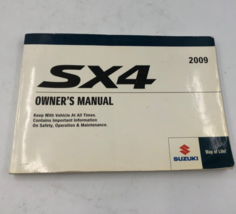 2009 Suzuki SX4 Owners Manual Handbook OEM C04B53070 - $26.99