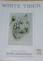 Ross Originals White Tiger Cross Stitch Pattern  - $14.20