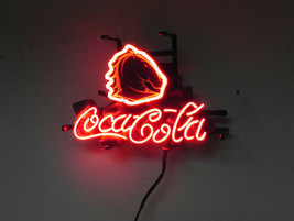 Coca Cola Soda Coke Garage Light Beer Neon Sign 14&quot;x8&quot; - £54.13 GBP