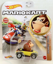 New Mattel GJH57 Hot Wheels Mario Kart 1:64 Donkey Kong Sports Coupe Diecast Car - £11.54 GBP