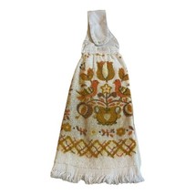 Birds Dutch Stove Fall Hanging Kitchen Hand Dish Towel Terrycloth Vintag... - $15.04