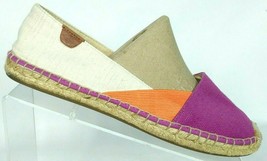 Sperry Top Sider Katama Color Block Canvas Espadrille Loafer Shoes Size 9 M - £27.48 GBP