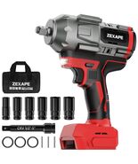 3/4" Impact Wrench for Milwaukee 18V Battery: 950FT-LBS(1360N.m) High To... - $105.02