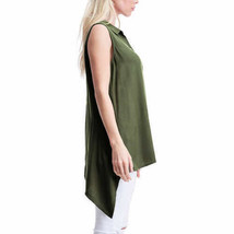 Fever Womens Sleeveless Blouse Shirt Top Size XX-Large Color White - £31.14 GBP