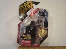 STAR WARS Action Figure DARTH VADER with Gold Coin 2007 [Y18A2] - £10.74 GBP