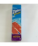 Ziploc Vacuum Freezer Gallon Bags 8 For Use With Pump New HTF - $40.60 CAD