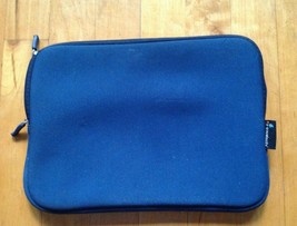 Travelocity iPad/ Tablet Case Sleeve Blue Neoprene Zipper  11&quot;x9&quot; - $196.30 MXN