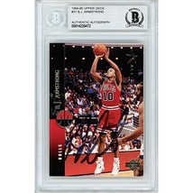 BJ Armstrong Chicago Bulls Auto 1994 Upper Deck Signed On-Card Beckett BGS Slab - $79.17