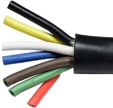 Heavy Duty 14 Gauge 7 Way Conductor Wire RV Trailer Cable Cord, (TTP) (10) - £27.60 GBP