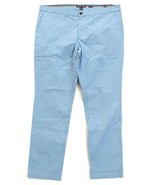 Michael Kors Blue Flat Front Slim Fit Stretch Cotton Pants Men&#39;s NWT - £62.94 GBP