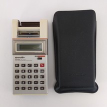 Vintage Sharp Elsi Mate EL-8180 Printing Calculator, with Case - $14.95