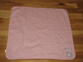 Gymboree 2014 Pink Gray Neon Hot Orange Bunny Rabbit Cotton Baby Girl Blanket - $49.49