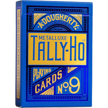 Tally Ho Metalluxe Playing Cards Blue - $46.25