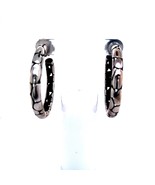 John Hardy Estate Pebble Hoop Earrings Sterling Silver JH20 - €331,55 EUR