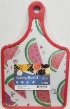 Plastic Cutting Board with handle (12&quot;x7&quot;) WATERMELONS &amp; HEARTS, Kitchen... - £11.63 GBP