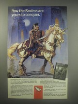 1990 TSR Advanced Dungeons &amp; Dragons Forgotten Realms Ad - £14.55 GBP