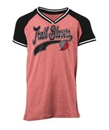 NWT NBA Portland Trail Blazers Girls&#39; Large (10/12) Red Vee Neck Tee Shirt - £13.38 GBP