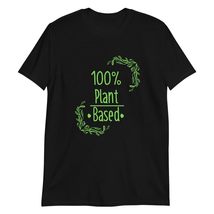 100% Plant Based Vegan T-Shirt Black - $19.59+