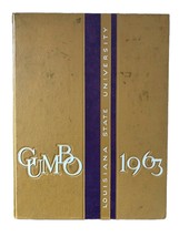 1963 Gumbo Yearbook Louisiana State University Baton Rouge Louisiana - £51.43 GBP