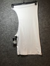 Doublju Women One Shoulder Shirt Top Blouse White Size M - £5.43 GBP