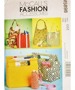 McCall&#39;s Patterns M5898 Market Totes and Bottle Carrier - $94.84 MXN