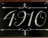 Engraved Personalized Custom House Home Number Street Address Metal Sign... - £24.05 GBP