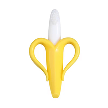 Banana of Soft Baby Teething Toy, Silicone Toothbrush Design - $149.36 MXN