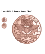 New 1oz Anti Bacterial Copper Brilliant Round Collectible Coin Covid-19 ... - £7.84 GBP