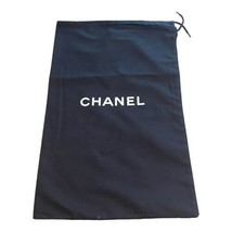 Authentic Large Long Chanel Dust Bag 11.5”x18.5” Rare Size Shoes Purse Accessory - £44.32 GBP