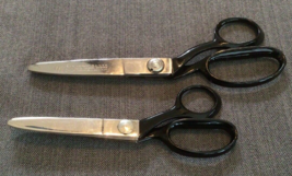 Vintage Pair Wiss Pinking Shears &amp;&quot; CB7 &amp; 9&quot; ~861A - £16.60 GBP