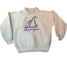 Vintage Laguna Beach Sweatshirt Sailboat Embroidered Coastal Preppy 90s ... - $39.99