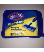 1 Clorox ReadyMop 8 Refill Pads Absorbent Mopping Pads 8.5&quot; x 10.5&quot; - £9.56 GBP