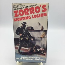 Zorros Fighting Legion (VHS, 1990,)12 Episodes) Preowned In Black And White - £6.51 GBP