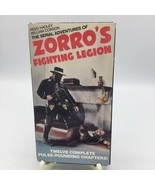 Zorros Fighting Legion (VHS, 1990,)12 Episodes) Preowned In Black And White - £6.39 GBP