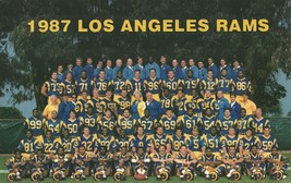 1987 LOS ANGELES RAMS 8X10 TEAM PHOTO FOOTBALL NFL PICTURE LA - $4.94