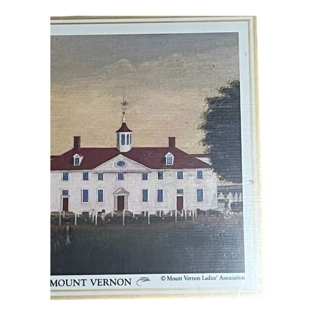 Vintage American Pennyroyal Mount Vernon Coasters by Design Imports Internationa Item image 4