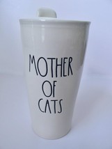 Ray Dunn Mother of Cats Ceramic Tumbler w Lid for Travel Office Coffee Cat Lover - £10.17 GBP