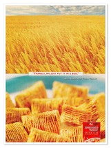 Print Ad Post Shredded Wheat Cereal Put It in a Box Vintage 1999 Adverti... - $182.07 MXN