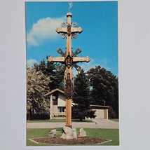 Postcard Mackinaw City Michigan Lithuanian Style Wayside Cross St Anthon... - £6.21 GBP