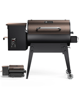 KingChii  456 SQ.IN. Wood Pellet Grill &amp; Smoker with Automatic Temperatu... - £230.90 GBP