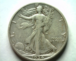 1934-S Walking Liberty Half Very Fine /EXTRA Fine VF/XF Very FINE/EXTREMELY Fine - $33.00