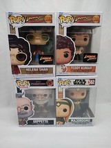 Lot Of (4) Funko Pop! Movie Figures Helena Shaw Teddy Kumar Geppetto Maj... - $29.69