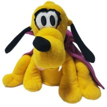 Disney Pluto Vampire Animated Musical 8&quot; Plush Halloween Dracula Just Play Dog - £18.25 GBP
