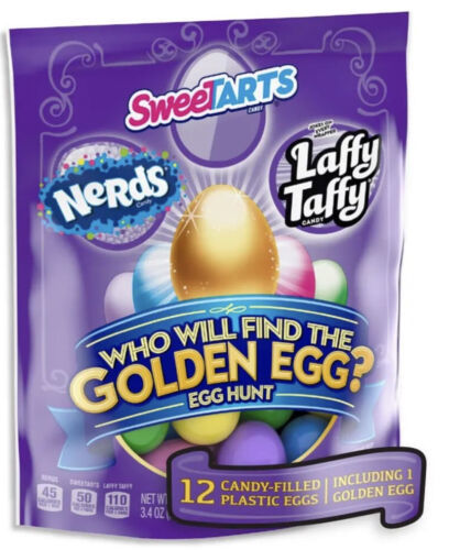 Wonka Egg Hunt With A Golden Egg-12 Candy Filled Easter Eggs,3.4 Oz Bag,SHIP24HR - £12.36 GBP