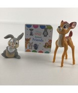 Disney Mini Board Book Animal Friends with Chunky Figures Bambi Thumper Lot - $27.09 CAD