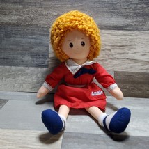 Vintage 1982 Knickerbocker Little Orphan Annie Doll Plush 16” Broadway S... - £15.50 GBP