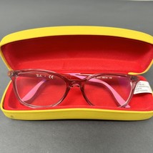 Ray Ban RB1586 3777 Kids Eyeglass FRAMES ONLY Pink Pink Red 49-16-130 FA... - $228.79 MXN