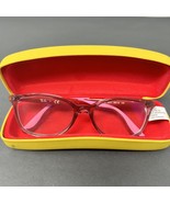 Ray Ban RB1586 3777 Kids Eyeglass FRAMES ONLY Pink Pink Red 49-16-130 FA... - $12.34