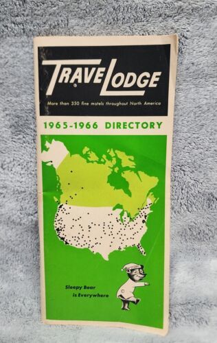 Primary image for Travel Lodge Directory Vintage America Motel Guide 1966