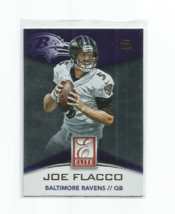 Joe Flacco (Baltimore Ravens) 2015 Panini Donruss Elite Card #40 - £3.92 GBP